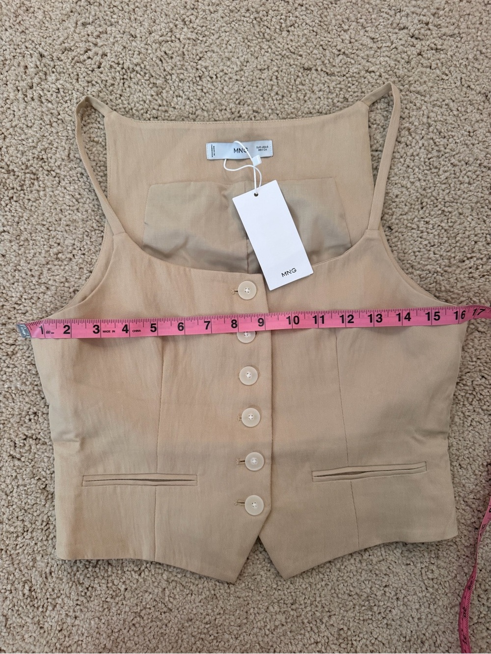 Mango Lyocell Suit Vest - Picture 9 of 11